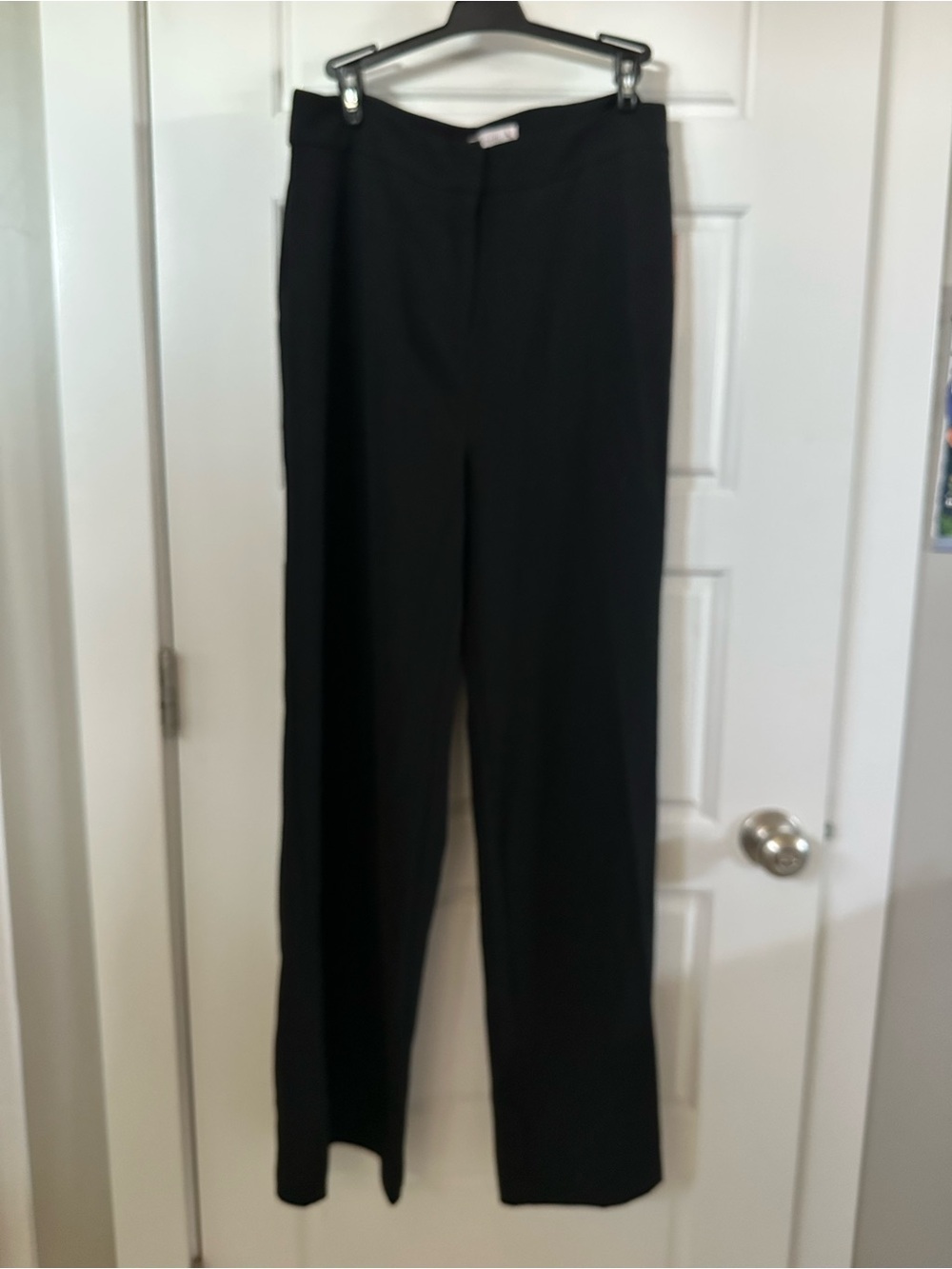 Nanette Lepore Black Straight-Leg Trousers